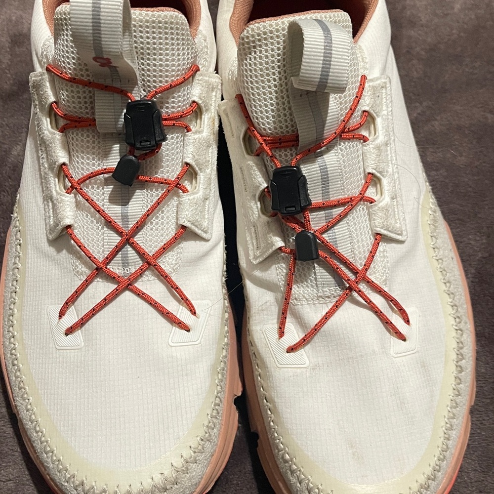 Under Armour Men's White and Orange Athletic Shoes